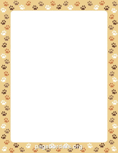 Free Dog Clipart Borders Clipground