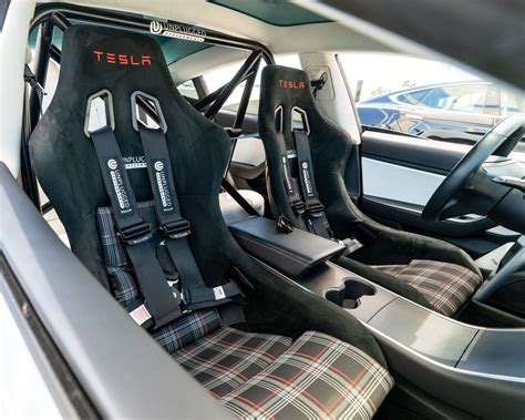 Ascension R Racing Bucket Seat Package For Tesla Model 3 Unplugged