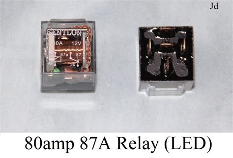 Relay 80amp 87a Led Kaier
