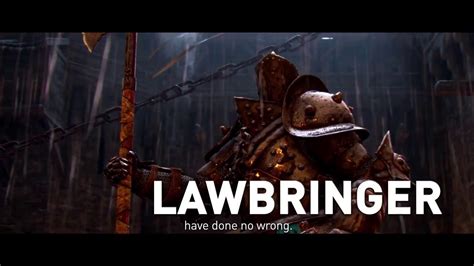 For Honor Lawbringer Trailer Youtube