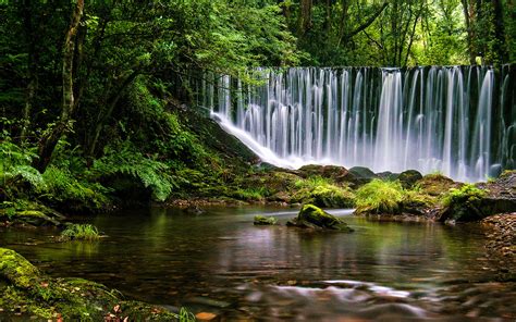 Download Wallpapers Galicia Beautiful Nature Waterfall