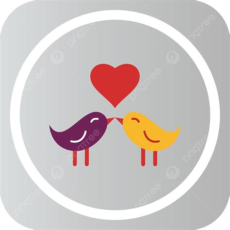 Love Bird Vector Design Images Vector Birds Love Icon Love Icons
