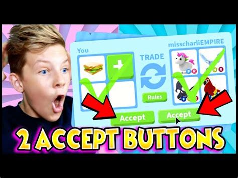 I can't believe i got a frog! How To Get 2 ACCEPT BUTTONS in Adopt Me!?! Do These TIKTOK ...