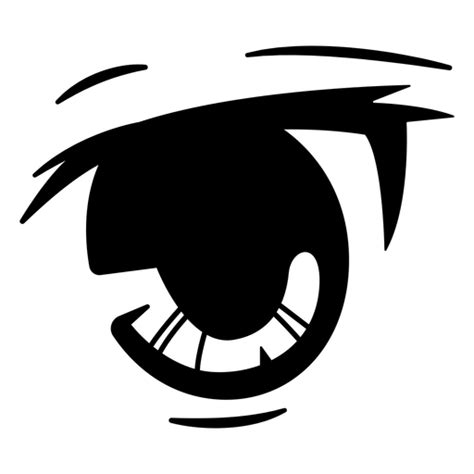 Thoughtful Anime Eye Illustration Transparent Png And Svg