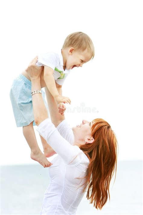 Japanese Mom And Son Playing Stock Photo Image Of Mommy People 8342792