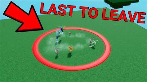 Roblox Last To Leave Circle Challenge Youtube
