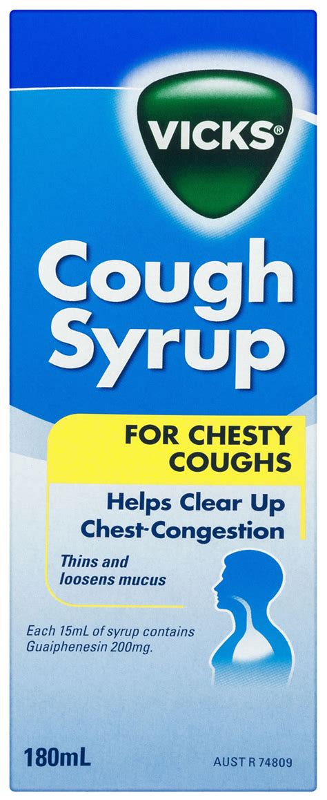 Vicks Cough Syrup For Chesty Coughs 180ml Iga Superpharm Zillmere