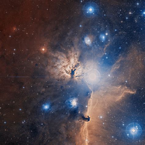 Optical Image Inside The Flame Nebula Nasa Chandra Flickr