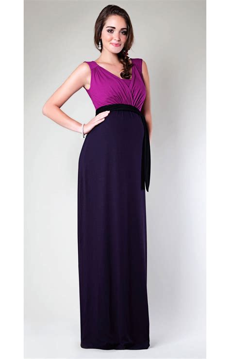Maxi Berry Maternity Jersey Dress Maternity Wedding Dresses Evening Wear And Party Clothes By