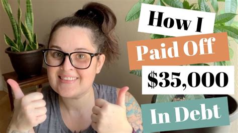 How I Paid Off 35k In Debt Youtube
