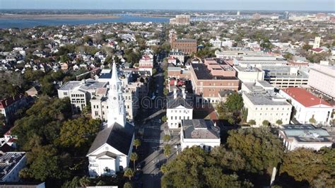Aerial View Of Charleston South Carolina Editorial Photography Image