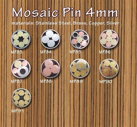 3mm4mm6mm635mmmosaic Pins For Knife Handles Buy Mosaic Pins For