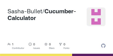 Github Sasha Bulletcucumber Calculator
