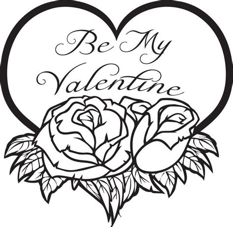 You can print them for free. Be My Valentine Coloring Page | Printable valentines ...