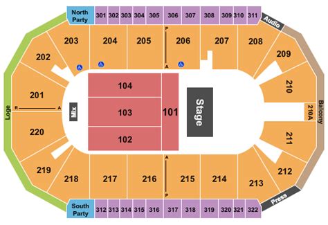 Findlay Toyota Center Seating Chart Prescott Valley