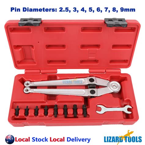 Trades Grade Adjustable Face Pin Wrench Gland Nut Spanner 8 Sizes High