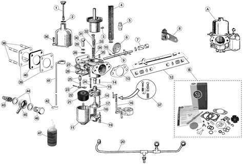 Su Hd8 Carburettor Components E Type 1961 1975