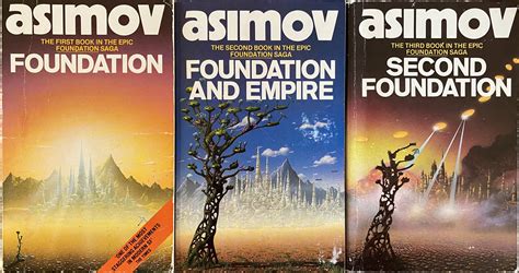 ‘foundation Trilogy By Isaac Asimov 1951 53 Cover Art By Tim White