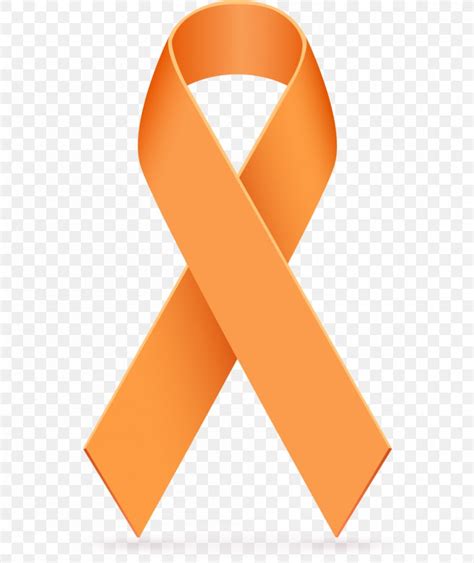 Orange Ribbon Awareness Ribbon Leukemia Clip Art Png 1000x1190px