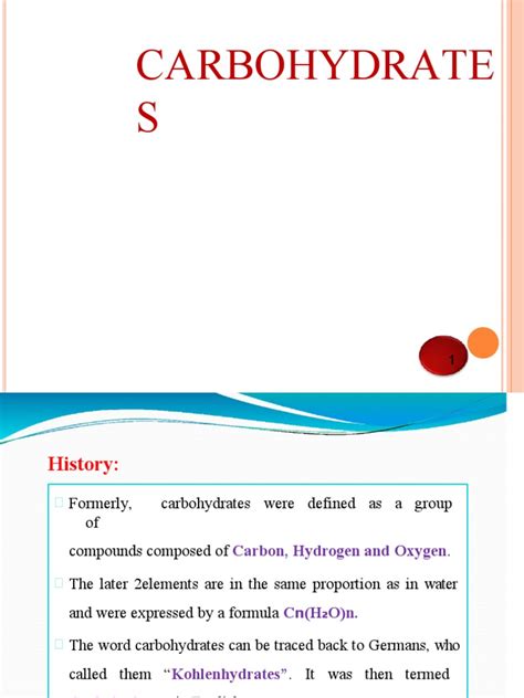 Introduction Carbohydrates Pdf Carbohydrates Glucose