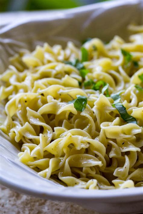 Easy Buttered Noodles Simple Pasta Side Dish Recipe
