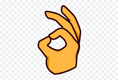 Ok Hand Sign Emoji For Facebook Email Sms Id Emoji Ok Hand Emoji Png