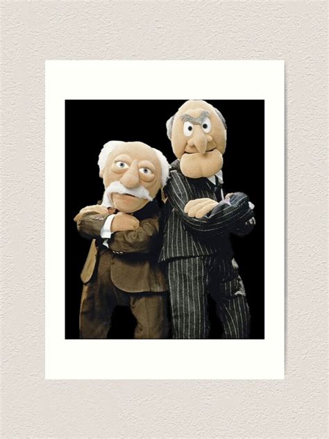 Statler And Waldorf Statler And Waldorf Art Print For Sale By