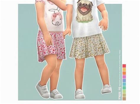 Sissi Skirt For Toddler Girls By Lillka At Tsr Lana Cc Finds