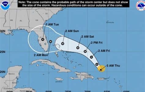 Hurricane Dorian Map Track Tropical Storm With Latest Spaghetti Models