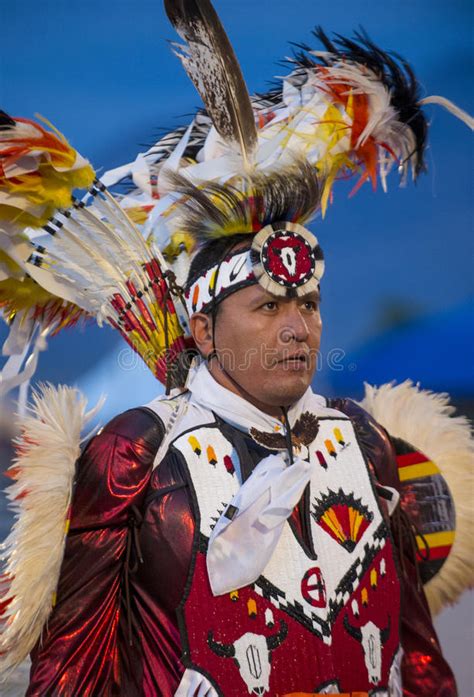 Prisioneiro De Guerra Wow Do Tribo Do Paiute Fotografia Editorial