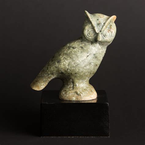 Soapstone Owl Carving Authentically Cherokee