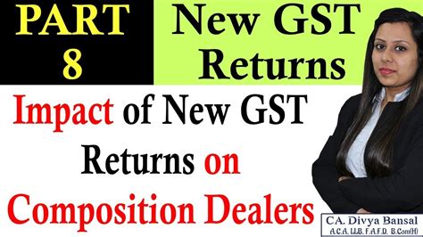 The impact of the announcement has led to the shock of the society and some of them instantly refuse to. GST New Returns| Impact on Composition Dealer of the New ...