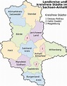 Mapa de Sajonia-Anhalt 2008 - Tamaño completo
