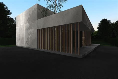 Icoonbe Architecten Minimalist Concrete House Betonnen Huis
