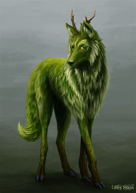A Commissioned Book Illustration For A Guardian Creature That Live In Forests The Last Of His