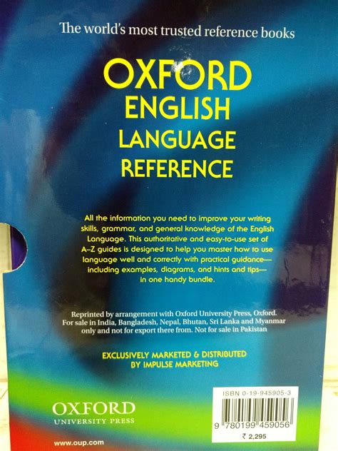 Buy Oxford English Language Reference A Set Of 5 Books Online ₹750