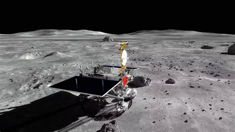 Chinas Lunar Rover Travels 300 Meters On The Moons Far Side Cgtn