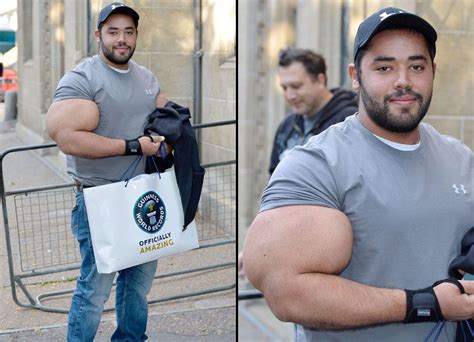 24 Year Old Moustafa Ismail Who Has The Largest Biceps In The World