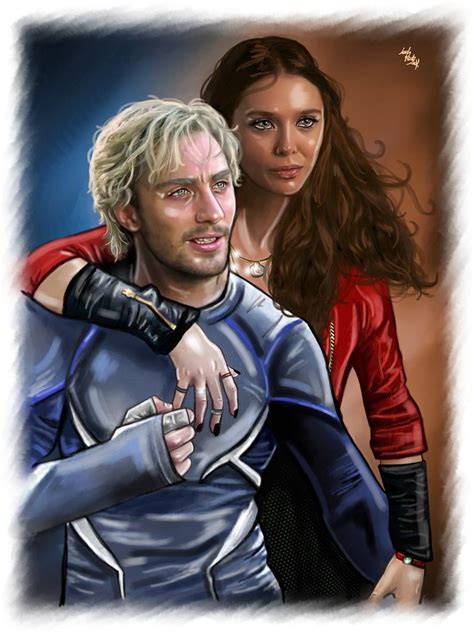 Pietro And Wanda Silver And Scarlet By Ladymintleaf On Deviantart