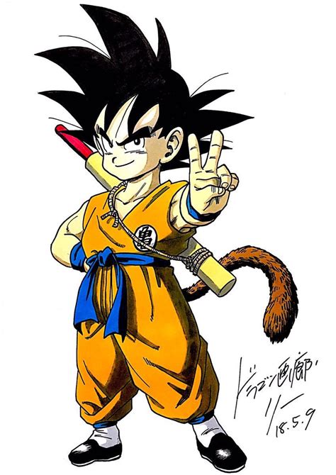 Kid Goku By Dragongarowlee Posted On 9 May Goku Day Dbz