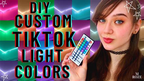 Diy Custom Tik Tok Light Colors Led Rgb M Roze Youtube