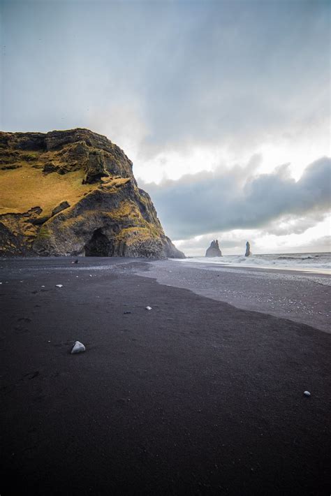 Black Sand Beach Iceland Wallpapers Wallpaper Cave