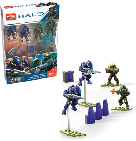 Buy Mega Construx Halo Spartan Iv Team Battle Micro Action Figure