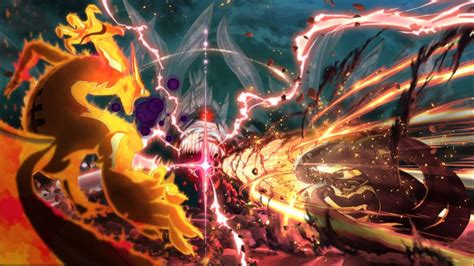 Naruto Shippuden Ultimate Ninja Storm 4 Kurama And Gyūki Vs Ten Tails