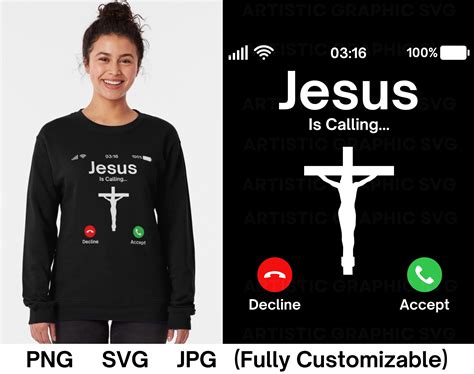Jesus Is Calling Svg Jesus Calling Svg Png  Eps Files Etsy