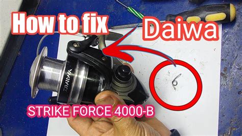 How To Fix Daiwa STRIKEFORCE 4000 B How To Fix Broken Reel That Won T