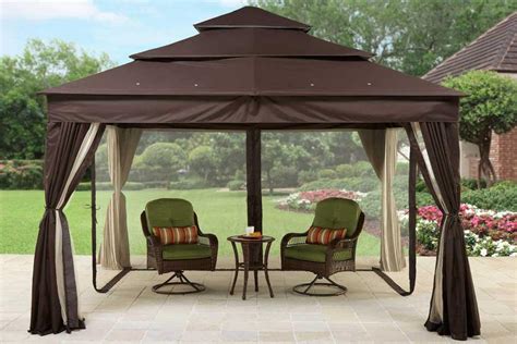 From different pergola designs to wooden gazebos, learn all about the different materials, sizes, and accessories to create a. Replacement Canopy for BHG Archer Ridge Gazebo — The ...