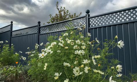 Metal railing & gates at menards®. Low Maintenance Metal Garden Fencing | ColourFence