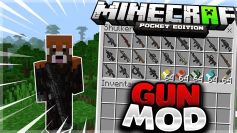 Must have ammo in inventory to shoot. MCPE GUN MOD 2020 (1.16+) - Minecraft Bedrock (Pocket ...