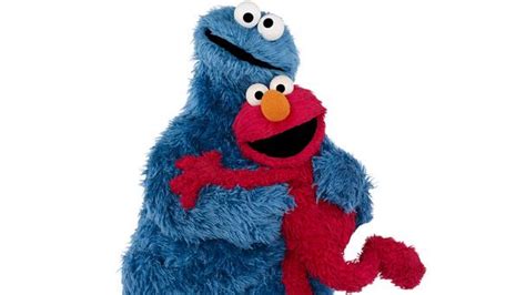 Elmo And Cookie Monster From Sesame Street